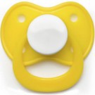 Conforto Amarelo botão Branco
