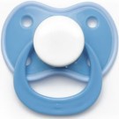 Conforto Azul botão Branco